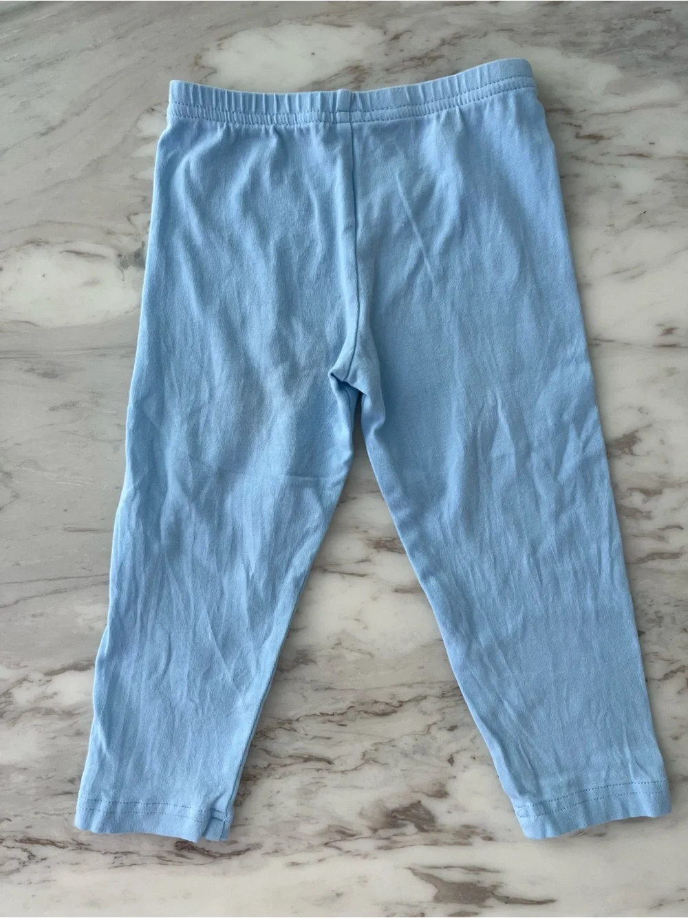 Cracker Barrel Baby Blue Floral Bee Tunic with Light Blue Leggings